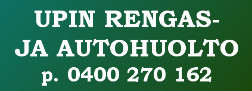 Upin Rengas- ja Autohuolto  logo